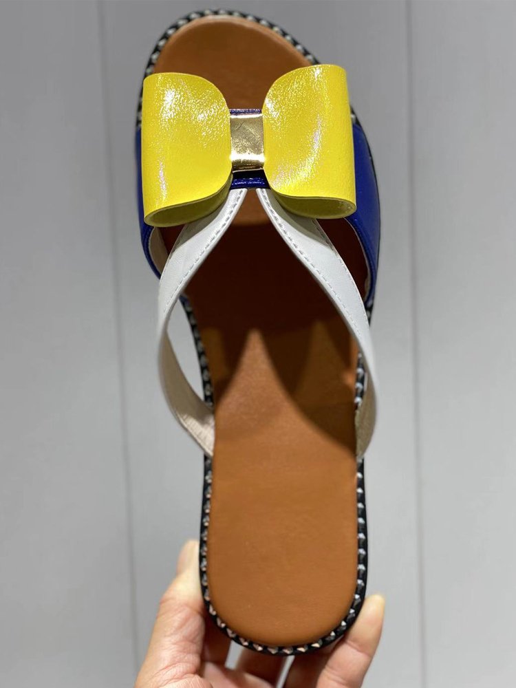 Bow Flip Flops Women's Sandals