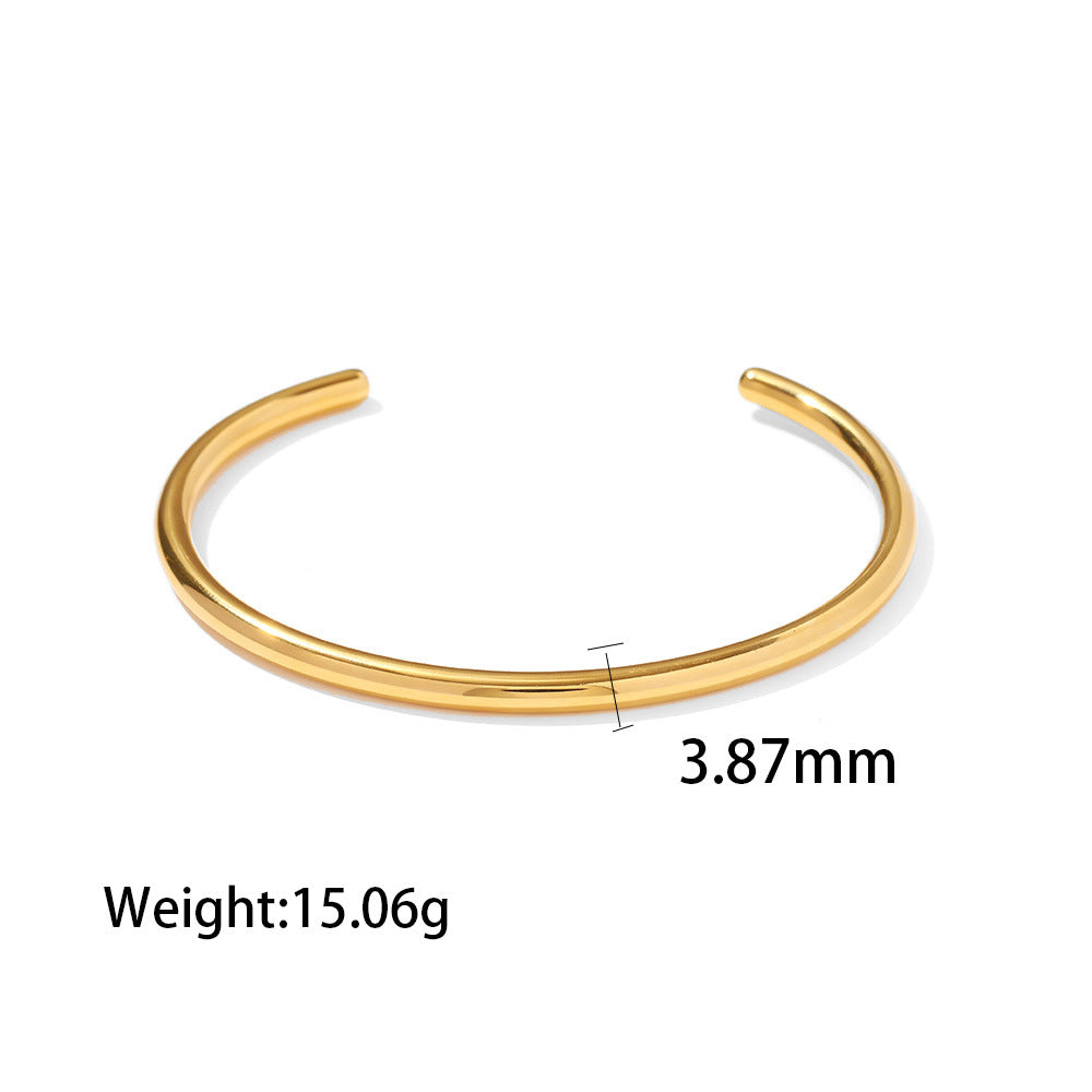 18K Gold Plated Open Fashion Bracelet